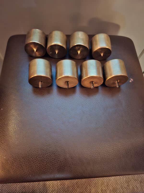 EdenSound Bearpaw Sr. Brass Footer M6 Thread 8 pcs image 1