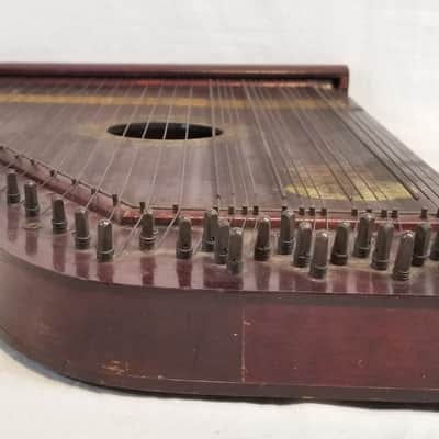 Oscar Schmidt Antique Menzenhauer Guitar-Zither No. 2, Special Hudson-Fulton Model, 31-String, 1909 image 6