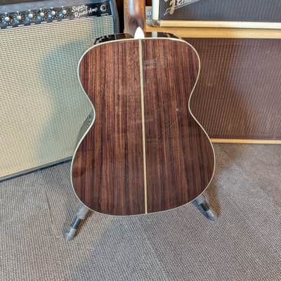Eastman E20OM Thermo-Cure Acoustic Guitar w/Case - Natural (Serial #M2522893) image 4