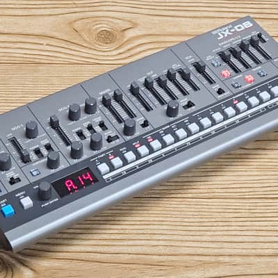 Roland JX-08 Boutique Digital Synthesizer Sound Module With Angled Desktop Stands