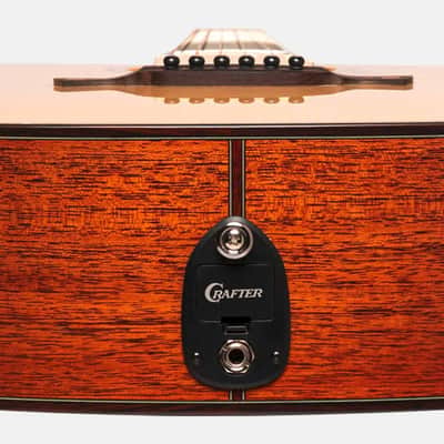 Crafter TB G-MAHO CE Anniversary MAHO Series Grand Auditorium Cutaway Twinbirds Inlay Design Solid Spruce Top Mahogany Neck 6-String Acoustic-Electric Guitar w/Gig Bag image 8