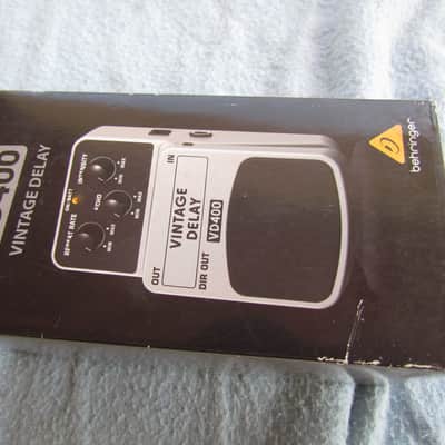Behringer VD400 Vintage Delay Pedal FOR REPAIR Clean W/Box NON WORKING Behringer Vintage Delay Pedal BROKEN image 4