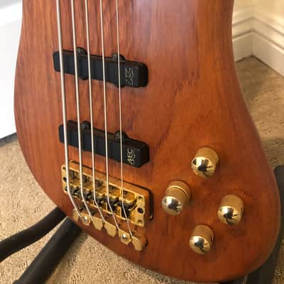 Dirk Lance (Incubus) Owned Warwick Streamer Stage II 5-String Fretless Custom 1999 Natural image 13
