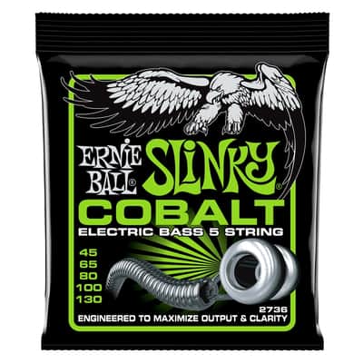 Ernie Ball 2736 Bass 5 Slinky Cobalt 45-130 image 1