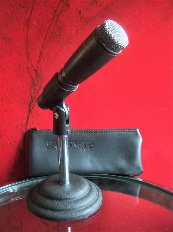 Vintage 1960's Shure SM50 dynamic microphone w accessories image 1