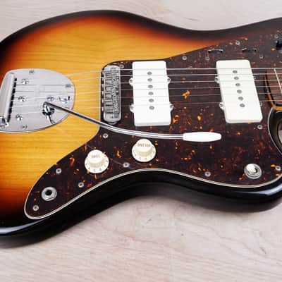 Fender JM-66 Jazzmaster Reissue CIJ 2004 Sunburst Crafted in Japan w/ Bag image 3