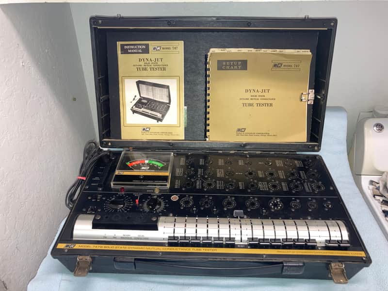 B&K Model 747 Tube Tester with Documentation image 1