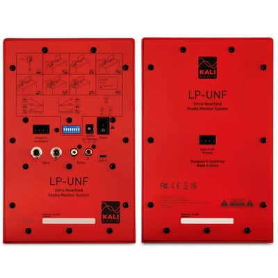 KALI AUDIO LP-UNFR 160w Total Active 4.5" Bluetooth Red Studio Monitor Pair image 2