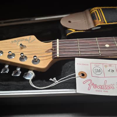2001 Fender American Stratocaster BRAND NEW TIME CAPSULE Daphne Sonic Blue Custom Color FSR Special Limited Edition Run USA Standard Strat Electric Guitar NEVER PLAYED CASE QUEEN image 7