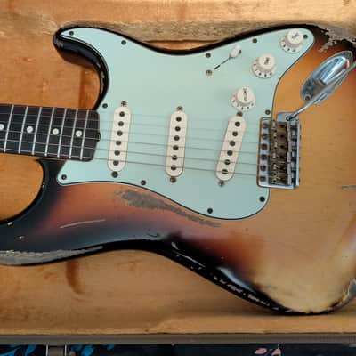 Fender Stratocaster 1960 masterbuilt Dennis Galuszka 2010 - Sunburst image 13