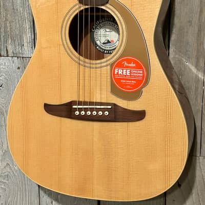 Fender Malibu Player Natural, Great Small Body Guitar, Pro Setup , Ships Very Fast ! image 1