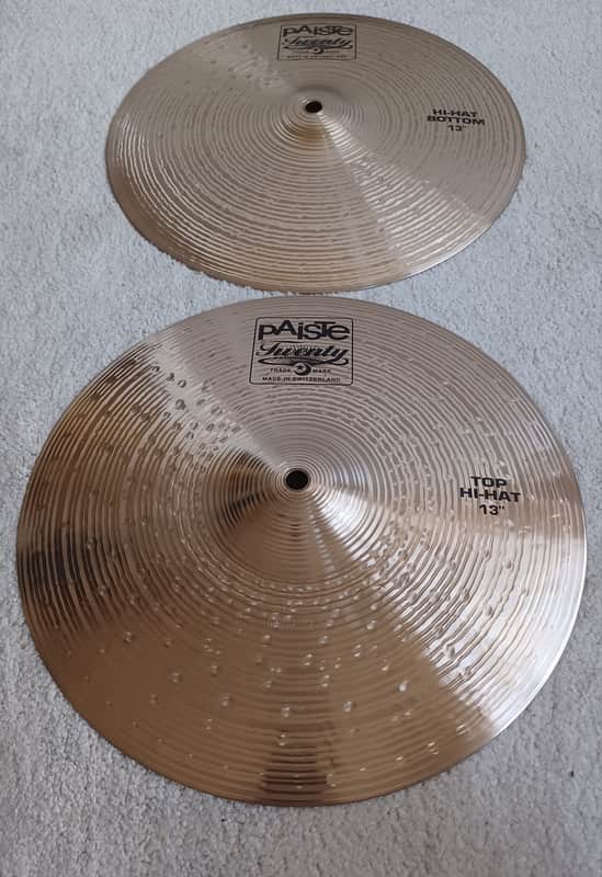 Paiste 13" Twenty Series Hi-Hat Cymbals (Pair) 2007 - 2011 - Traditional image 1