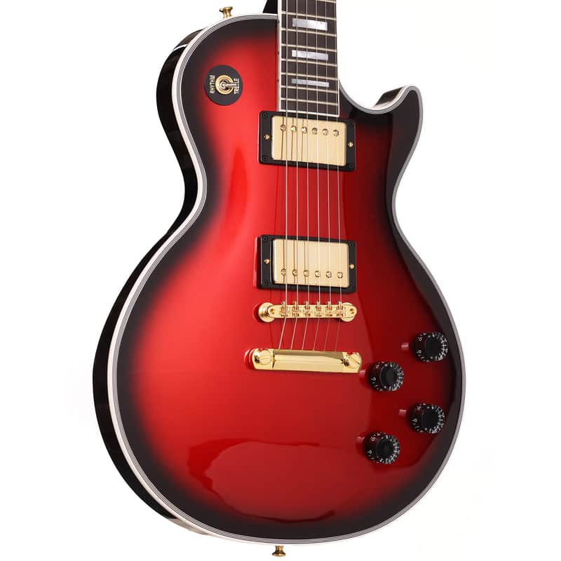 Gibson Custom Shop Les Paul Axcess Standard Candy Apple Red Burst Gloss Headstock Repair image 1