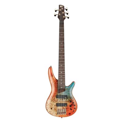 Ibanez Premium SR1605D 5-String Bass Guitar - Autumn Sunset Sky image 2