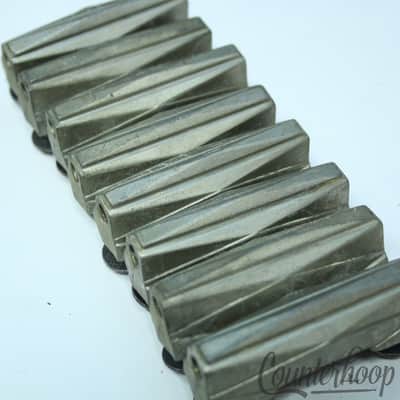 *Gretsch 8x Bass/Floor/Tom Drum Broadkaster Rocket Lugs Vintage 40s Nickel USA* image 2