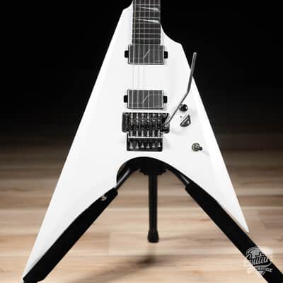 ESP LTD Arrow-1000 Fishman Fluence Floyd Rose Guitar – Pearl White image 2