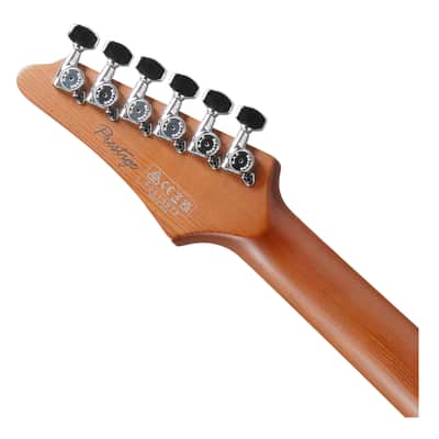 Ibanez AZ2402 AZ Prestige Electric Guitar w/Case - Roadster Orange Metallic image 5