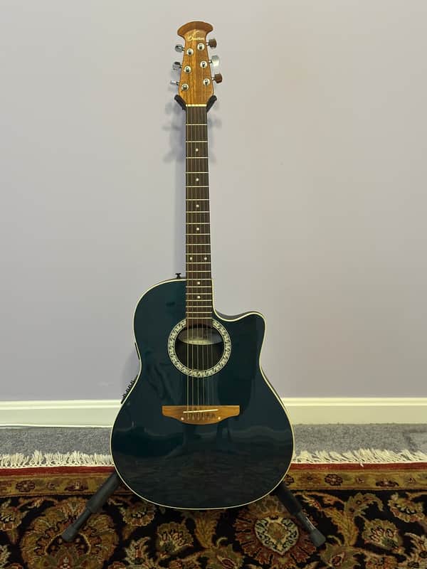 Ovation 1861 Balladeer 1994 - 2001 - Cadillac Green Burst image 1