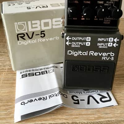 BOSS RV-5 Digital Reverb Pedal Stereo Spring Plate Hall Mod image 1