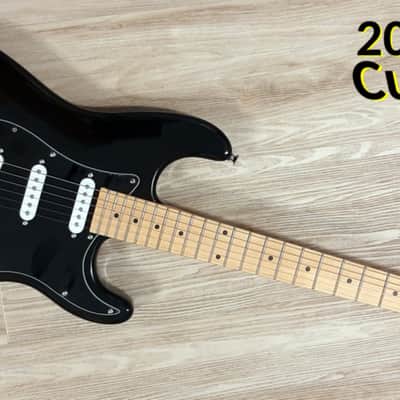 2025 Elite® Stratocaster Style Guitar Turbo w/Gilmour MOD Black Classic Strat SSS LTD image 3