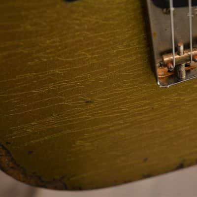 American  Fender Telecaster Custom Heavy Relic  Gold Sparkle TX Specials image 23