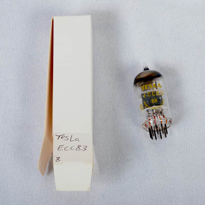 Tesla ECC83 / 12AX7 Preamp Tube – Strong Testing – Made in Czechoslovakia 🇨🇿 image 1
