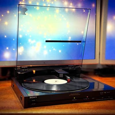 SONY PS-V9900 Collector's Premium Vintage Stereo Turntable Wood Side Panels image 3