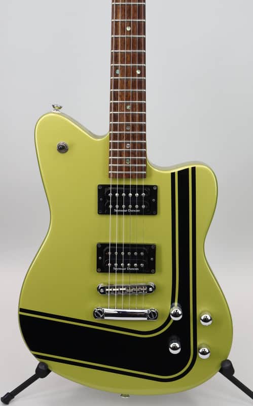Used 2005 Fender Toronado GT HH Green w/ Racing Stripe image 1