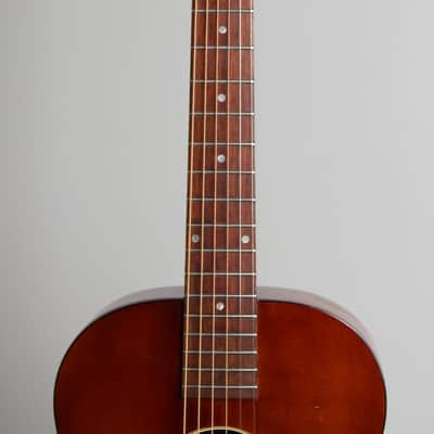 Grinnell Special Flat Top Acoustic Guitar, made by Gibson (1940), ser. #694F-13, original brown chipboard case. image 8
