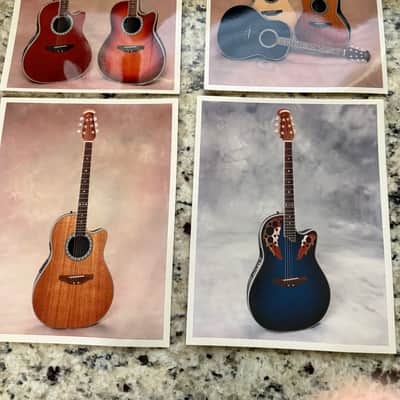 10 Ovation  8 x 10 color glossy promotional photos steel string classical nylon Adamas image 9