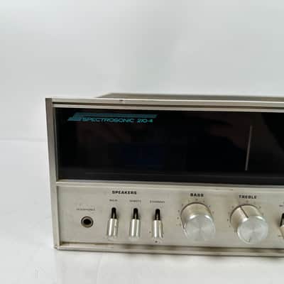 Spectrosonic 204 Model 210-4 (Product Of Japan) Vintage Am/fm Tuner Amplifier image 2