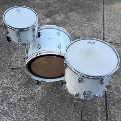 C&C Custom Drum Set 20/10/14 Maple Gum Toms Gladstone Kick image 3