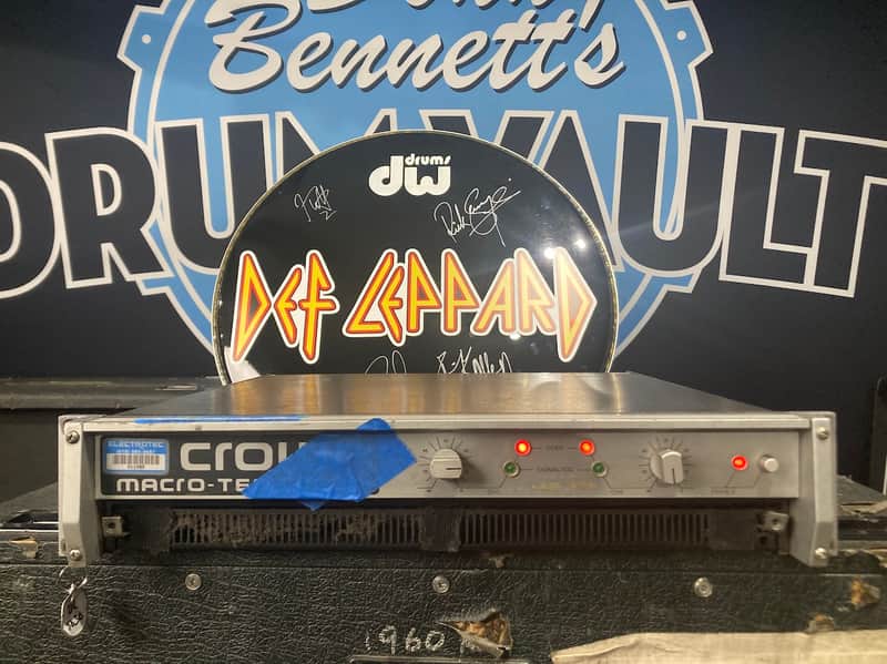 Def Leppard's Crown - MA1200 Audio Amplifier 2-Channel 320-Watt (DL #5030) 1980s Adrenalize "Seven Day Weekend" Tour image 1