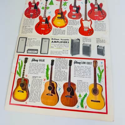 Gibson Christmas Foldout Mailer 1966 image 3