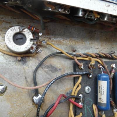 Fender Showman Tube Amplifier Head Serviced 1964 image 11