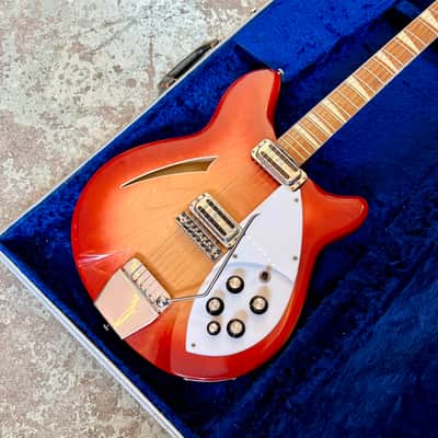 Rickenbacker 365 1966 - Fireglo original vintage USA 360 vibrato stereo image 5