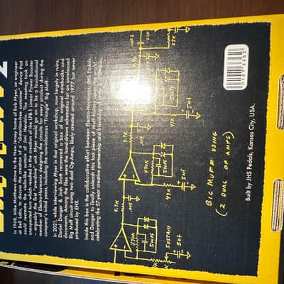 Electro-Harmonix / JHS Third Man Hardware Big Muff 2 Dual Op-Amp Fuzz 2026 - Yellow image 14