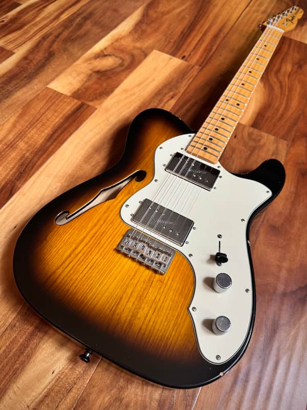 2009 Fender '72 Telecaster Thinline - Sunburst image 1