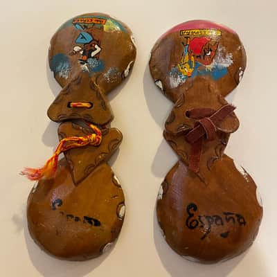 Handmade Pair of Spanish Castenets image 3