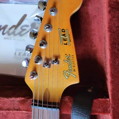 Fender Lead I - Red vintage USA with original case and paperwork image 3