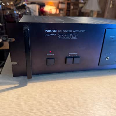 Nikko Alpha 230 Dark Red Faceplate | Serviced Power Amp | 120 WPC | Japan image 3