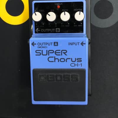 Boss CH-1 Super Chorus (Dark Gray Label) 2001 - Present - Blue image 2