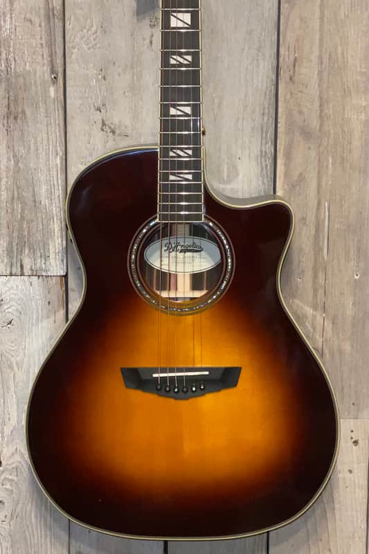 D'Angelico Excel Gramercy Acoustic/Electric Vintage Sunburst Hard Shell Case Included plus Extras ! image 1