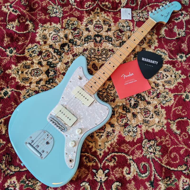 *NEW IN BOX * 2025 Fender Japan FSR Collection Hybrid II Jazzmaster Maple Neck Daphne Blue with Matching Headstock, Ishibashi Limited Edition Model, MIJ JD25