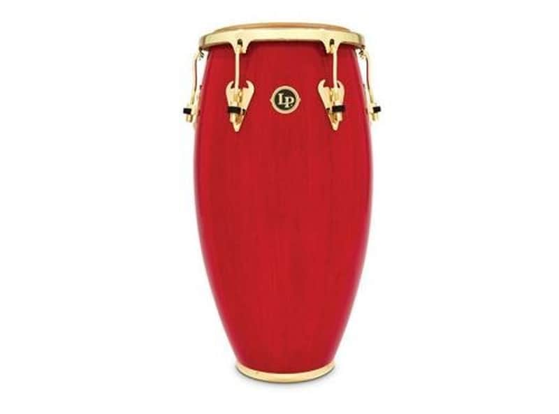 Latin Percussion LP Matador 11-3/4" Wood Conga - Red/Gold Tone