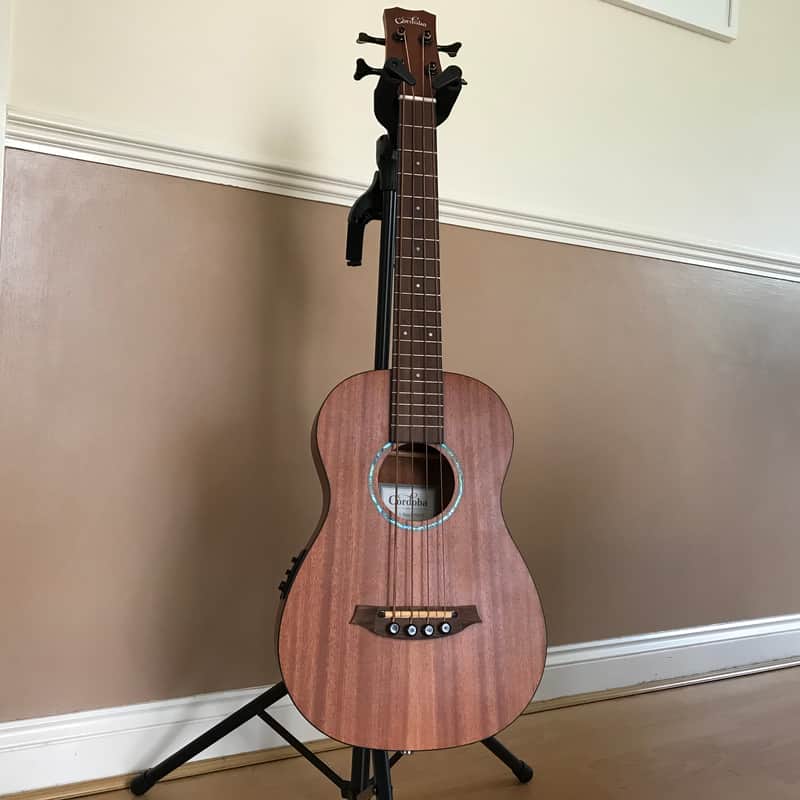 Cordoba Mini ii Electro Acoustic Bass MHE. Mahogany Ukulele Style Bass Guitar. image 1