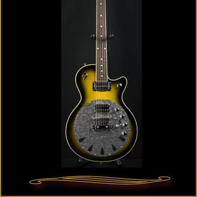 Duesenberg Rezobro Electric Hybrid Resonator Guitar 2-Tone Sunburst image 3