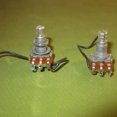 1940s Silvertone Lap Steel Pots and Tone Capacitor image 1