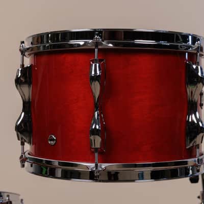 Yamaha Recording Custom Autumn Red Lacquer Drum Set 16x20 8x12 and 13x14 image 9