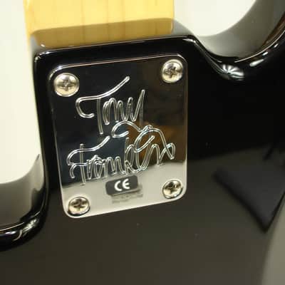 2005 Fender Tony Franklin Fretless Precision Bass, Ebony Fingerboard, Black w/ Case image 12